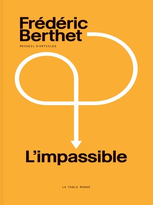 cover image of L'impassible